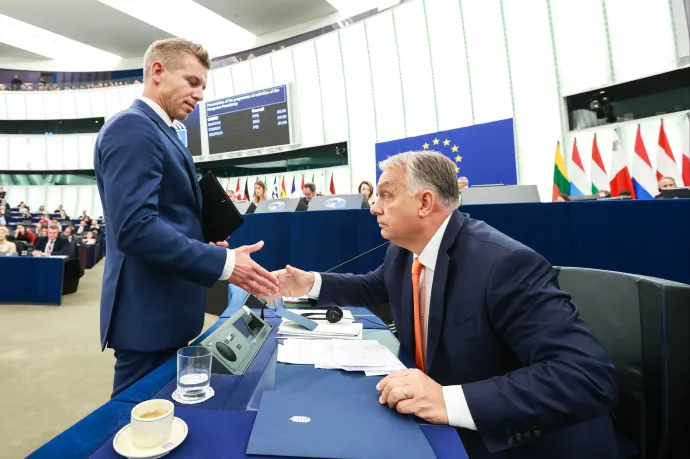 Orbán és Magyar először nézett szembe az EP-ben, ahol a kormányfő kemény kritikákat kapott