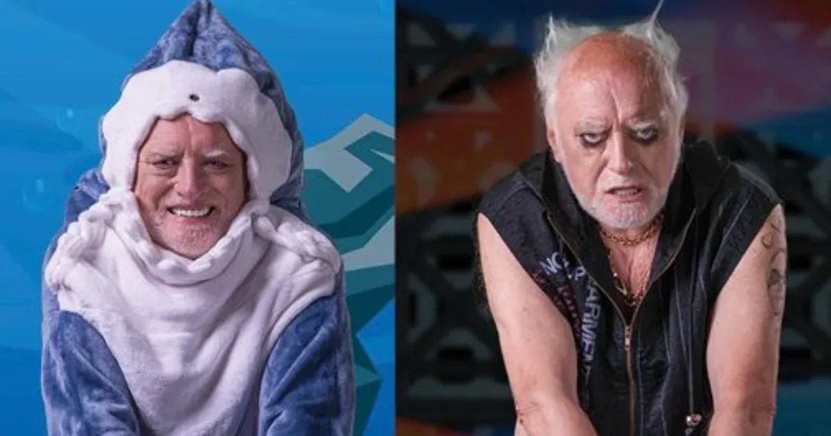 Baby Sharknak is beöltözött Hide the Pain Harolddal szemlélteti a mentőalapítvány a pontos újraélesztést