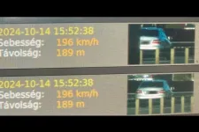 90 helyett 196 km/h-val száguldott egy autós Debrecennél