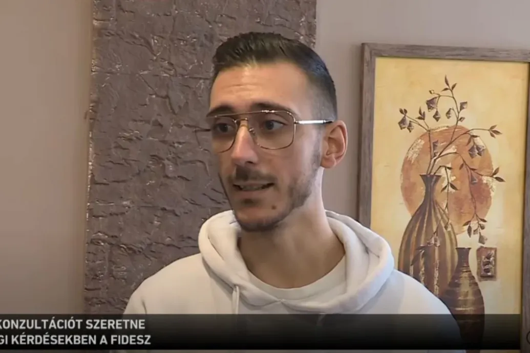 A közmédia zalaegerszegi operatőrét kérdezték meg az M1 híradójában arról, miért fontos a kormány új lakhatási programja