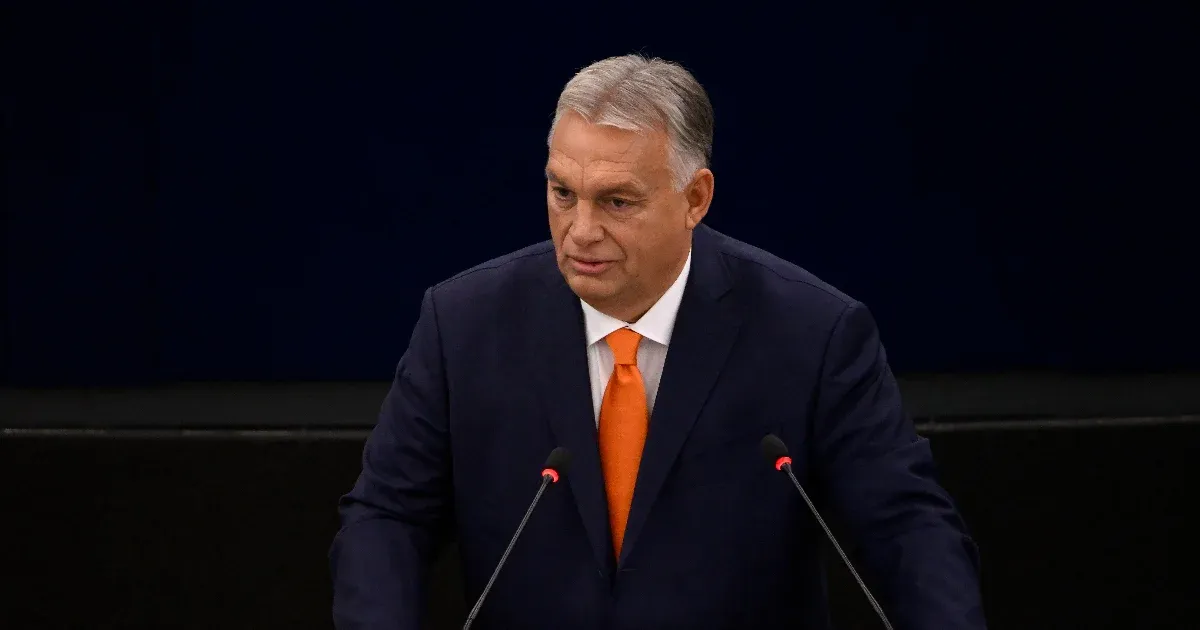 Orbán Viktor a Millenárison tart beszédet október 23-án