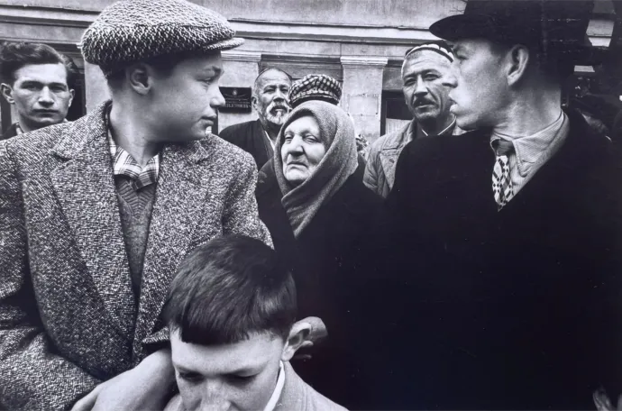 William Klein, Május elseje Moszkvában, 1959 – Forrás: Kijárat Kiadó