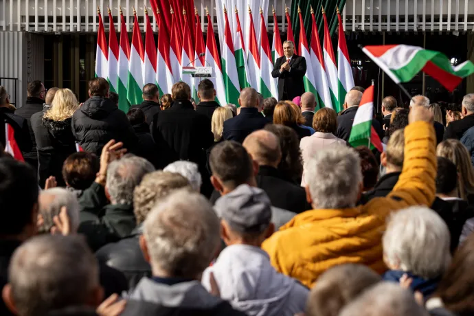 Orbán Viktor a Mindszenty József Látogatóközpont új épületének átadásán beszélt Zalaegerszegen 2022. október 23-án – Fotó: Ajpek Orsi / Telex