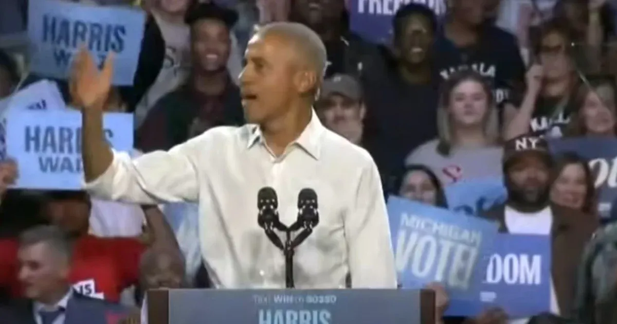 Barack Obama elrapelt egy részletet Eminem Lose Yourselféből