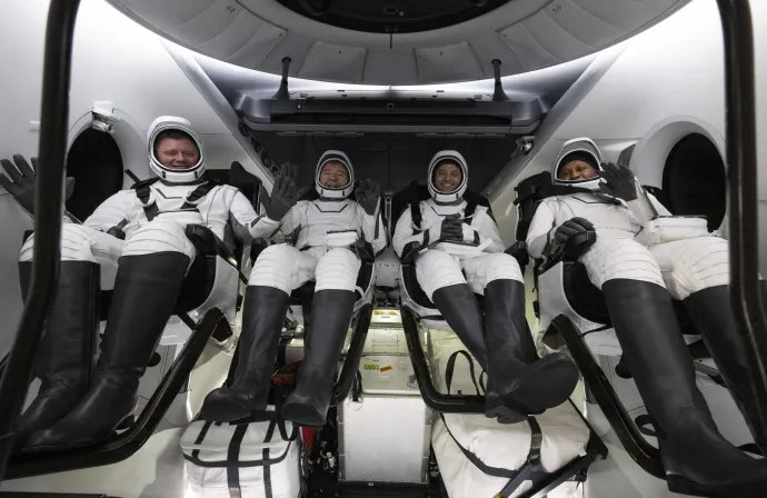 A SpaceX Crew-8 legénysége – Fotó: NASA