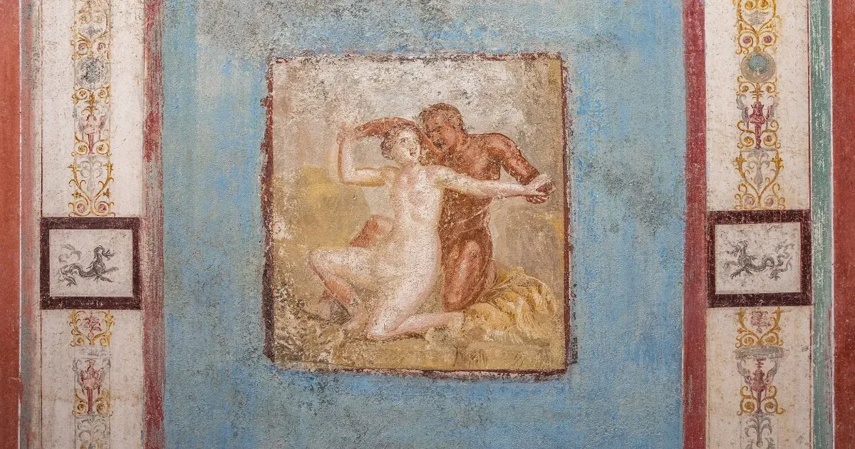 Erotikus freskókkal díszített ókori lakást fedeztek fel Pompejiben
