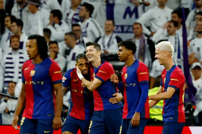 Négy gólt lőtt Madridban, fölényesen nyerte a Barcelona az El Clásicót