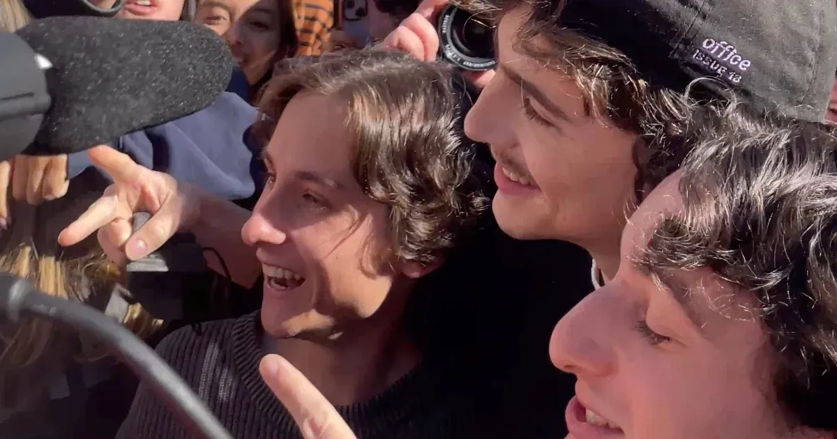 Timothée Chalamet váratlanul megjelent egy Timothée Chalamet-hasonmásversenyen