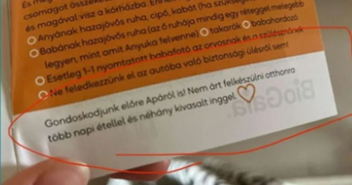 Újraszerkesztik azt a kiadványt, ami azt javasolta a kismamáknak, hogy a szülés előtt apáról is gondoskodjanak