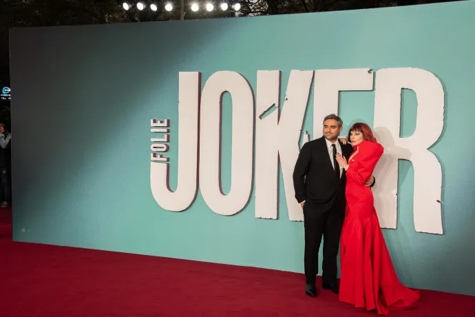 Lady Gaga és Michael Polansky a Joker: Kétszemélyes téboly című film premierjén 2024. szeptember 25-én – Fotó: Loredana Sangiuliano / Anadolu / Getty Images