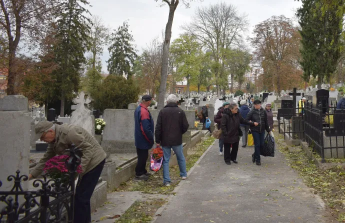 A Házsongárd mindszentek napján, 2024. október 31-én – Fotó: Rókus Adél