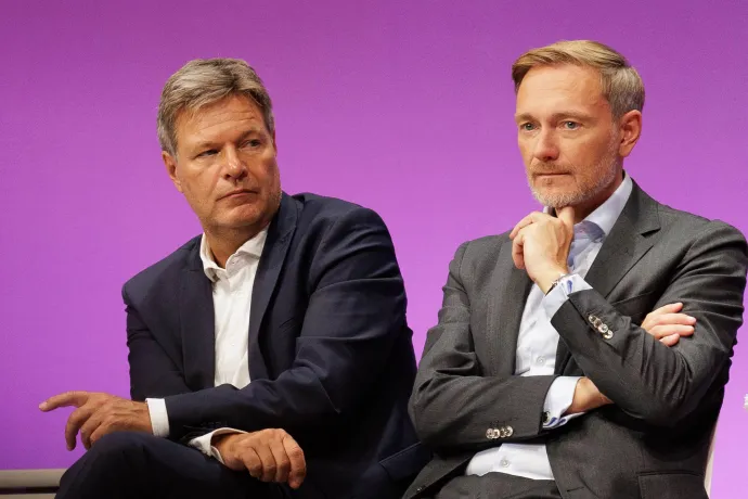 Robert Habeck és Christian Lindner – Fotó: Carsten Koall / AFP