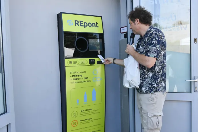 Fóti Auchan: üvegvisszaváltás után késleltetett kifizetés