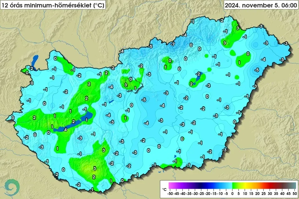 A keddi volt az idei ősz leghidegebb hajnala