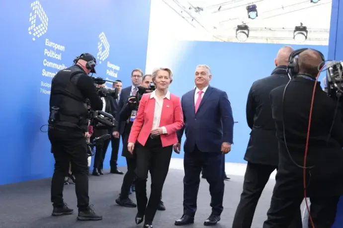 Mark Rutte, Donald Tusk, Ursula Von der Leyen and Robert Fico arriving – Photo: Noémi Napsugár Melegh / Telex