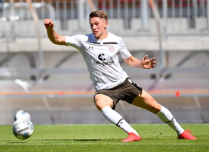 Gyökeres a németországi kitérőn, a St. Pauli mezében – Fotó: Stuart Franklin / AFP