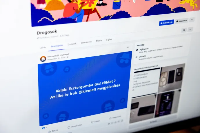 Még mindig nem tűnt el minden nyilvános drogkereskedő csoport a Facebookról