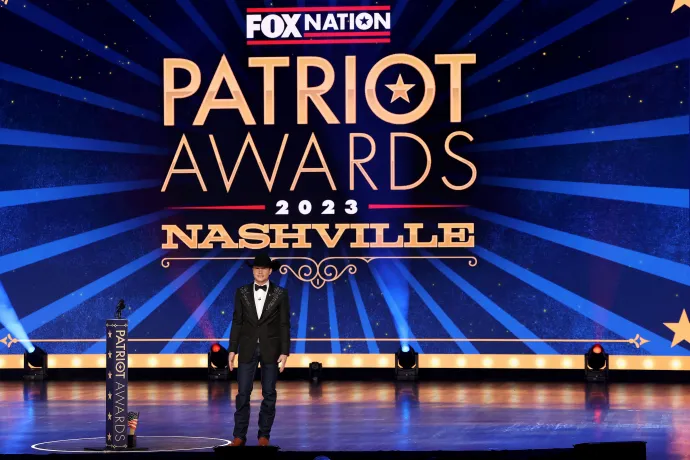 Hegseth a 2023-as FOX Nation Patriot Award díjátadón Nashville-ben 2023. november 16-án – Fotó: Terry Wyatt / Getty Images