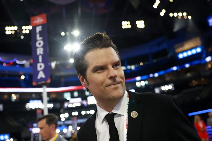 Matt Gaetz a júliusi republikánus jelölőgyűlésen – Fotó: Joe Raedle / Getty Images