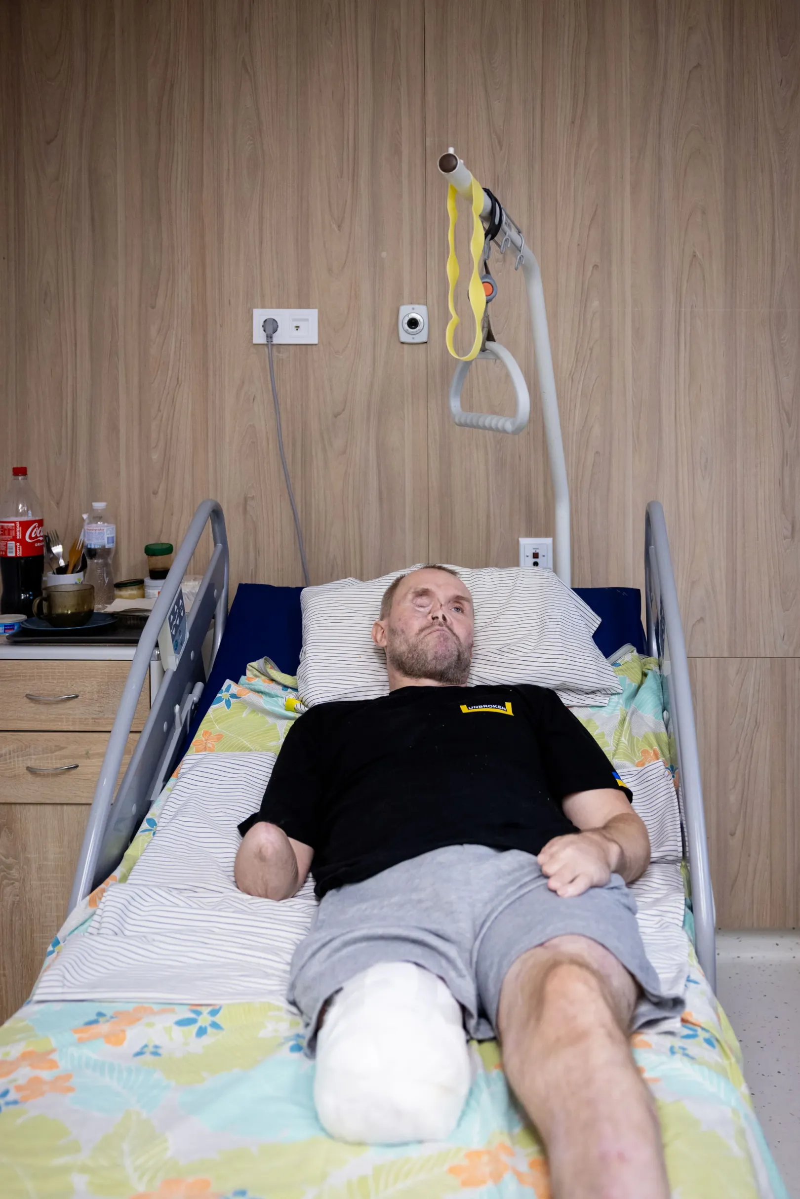 Volodimir at the Unbroken rehabilitation center in Lviv