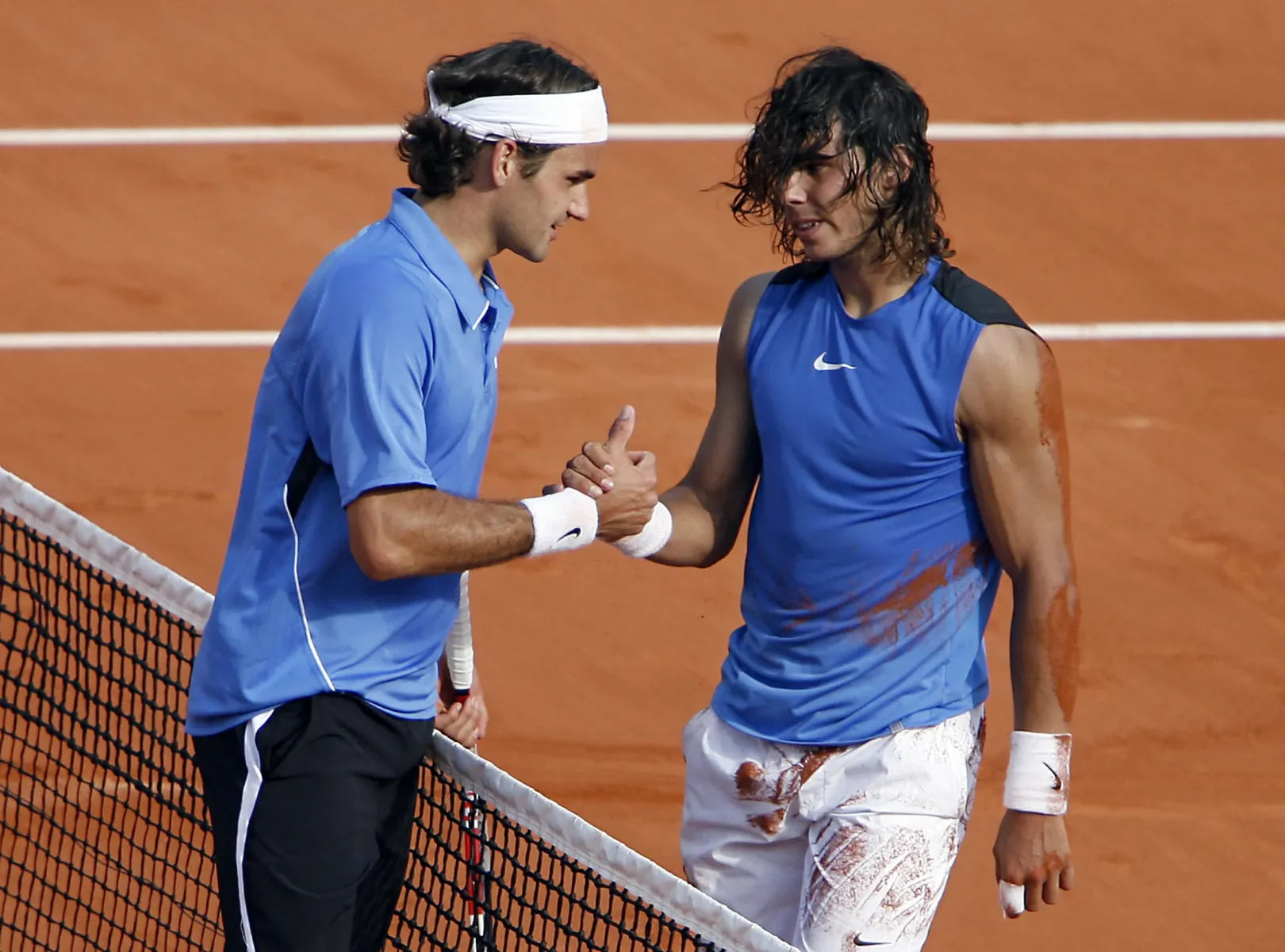 Federer és Nadal a 2006-os RG-döntőben – Fotó: Bertrand Guay / Getty Images