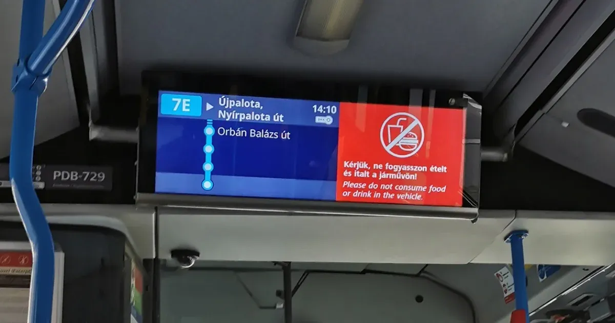 A következő megálló a 7E buszon: Orbán Balázs út