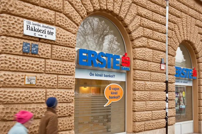 Február 3-tól az Erste Bank is az ügyfelekre hárítja a tranzakciós illetéket