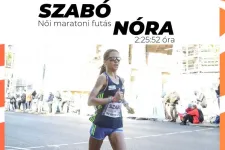 Szabó Nóra a valenciai maratonon megdöntötte a két hónapja felállított országos rekordját