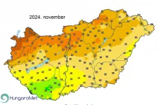 Tényleg száraz volt a november, mert alig esett