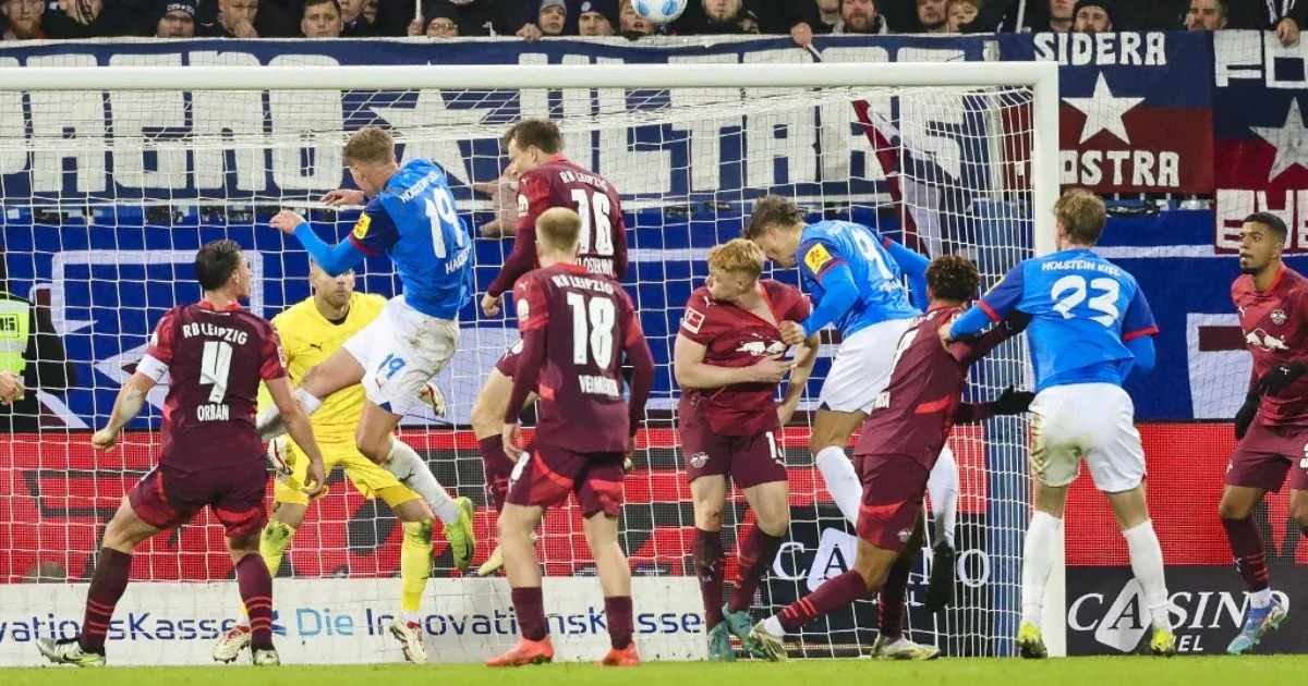 A Leipzig vendégként 2-0-ra nyert a Holstein Kiel ellen