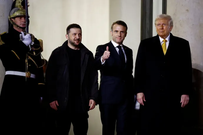 Trump és Zelenszkij kísérték Macront a Notre-Dame nyitóünnepségére