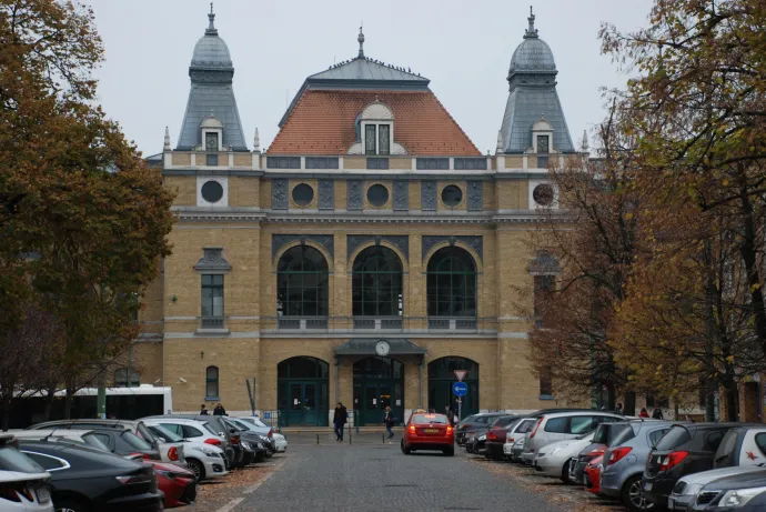 A Budapest-Szeged között járó vonatok indulása és érkezése idején nehéz parkolót találni a Nagyállomás közelében – Fotó: Móra Ferenc Sándor / Telex