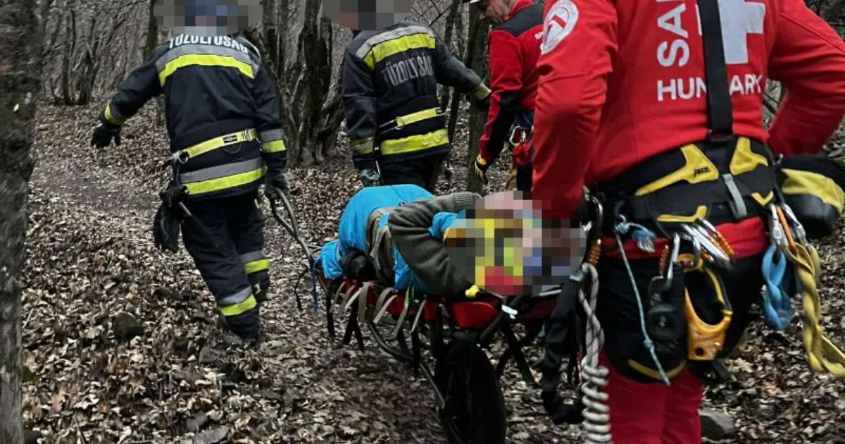 Annyira beállt a dereka, hogy hordágyon hozták le a hegyimentők a Remete-barlangtól