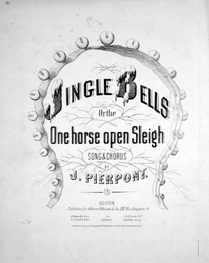 A Jingle Bells egyik későbbi kiadásának a borítója – Fotó: Sheridan Libraries / Levy / Gado / Getty Images