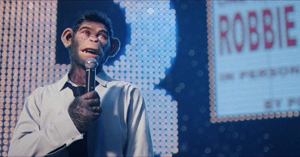 Robbie Williams kiszabadult a majomketrecből
