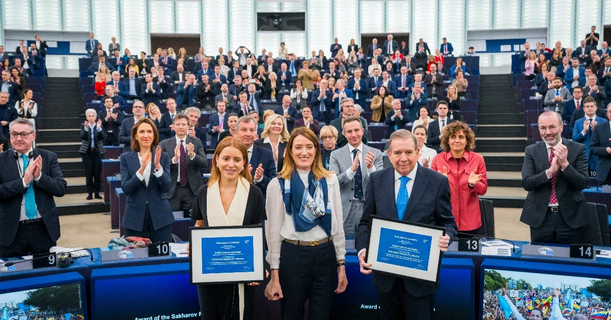 Venezuelai ellenzékieket díjazott az Európai Parlament