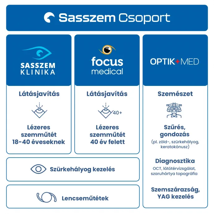 A Sasszem Csoport tevékenységei – Kép: Sasszemklinika