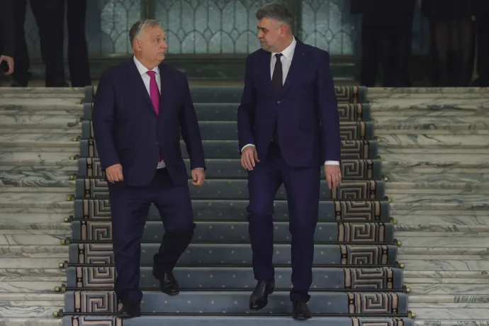 Ciolacu Bukarestben fogadta „kedves barátját”, Orbánt, aki a schengeni nyitással egyengetné az orosz gáz útját