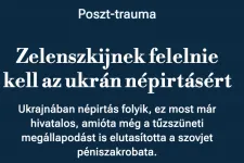 Magyar Nemzet: Zelenszkij egy szovjet péniszakrobata, akinek felelnie kell az ukrán népirtásért