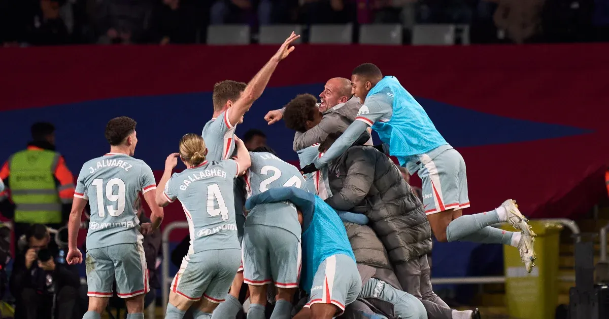 95. perces góllal fordította meg az Atlético Madrid a Barcelona elleni rangadót