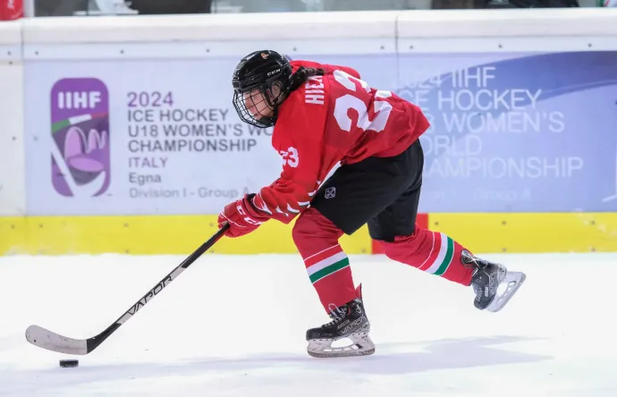 Hiezl akcióban – Fotó: Max Pattis/Vanna Antonello / IIHF