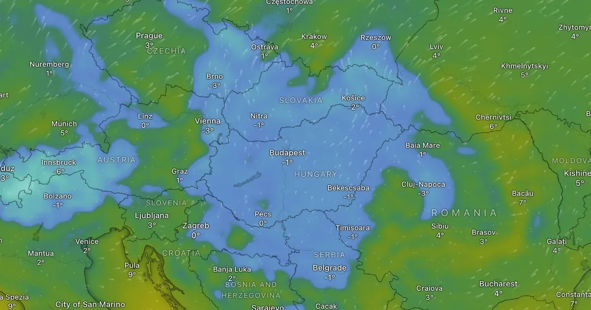 Semmi jót nem ígér az év első napjának időjárása