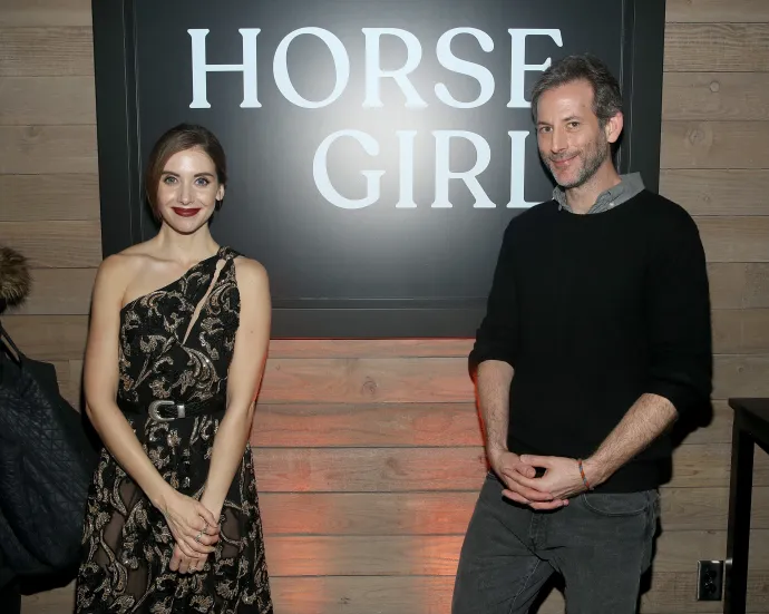 Jeff Baena és Alison Brie A lovas lány utah-i bemutatója után 2020-ban – Fotó: Mat Hayward / Getty Images / AFP