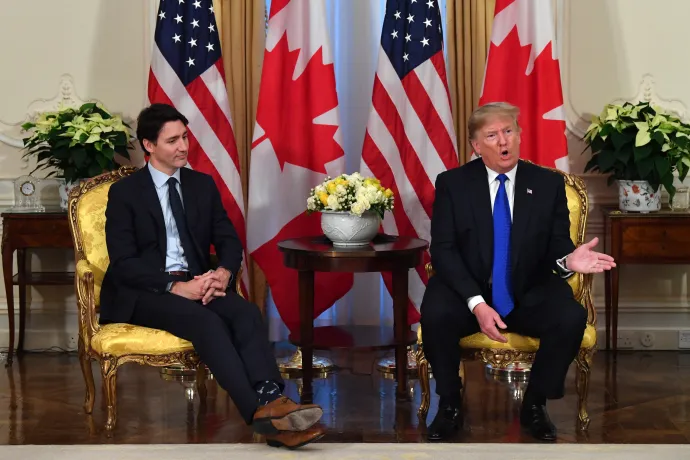 Trudeau és Trump 2019-ben – Fotó: Nicholas Kamm / AFP 