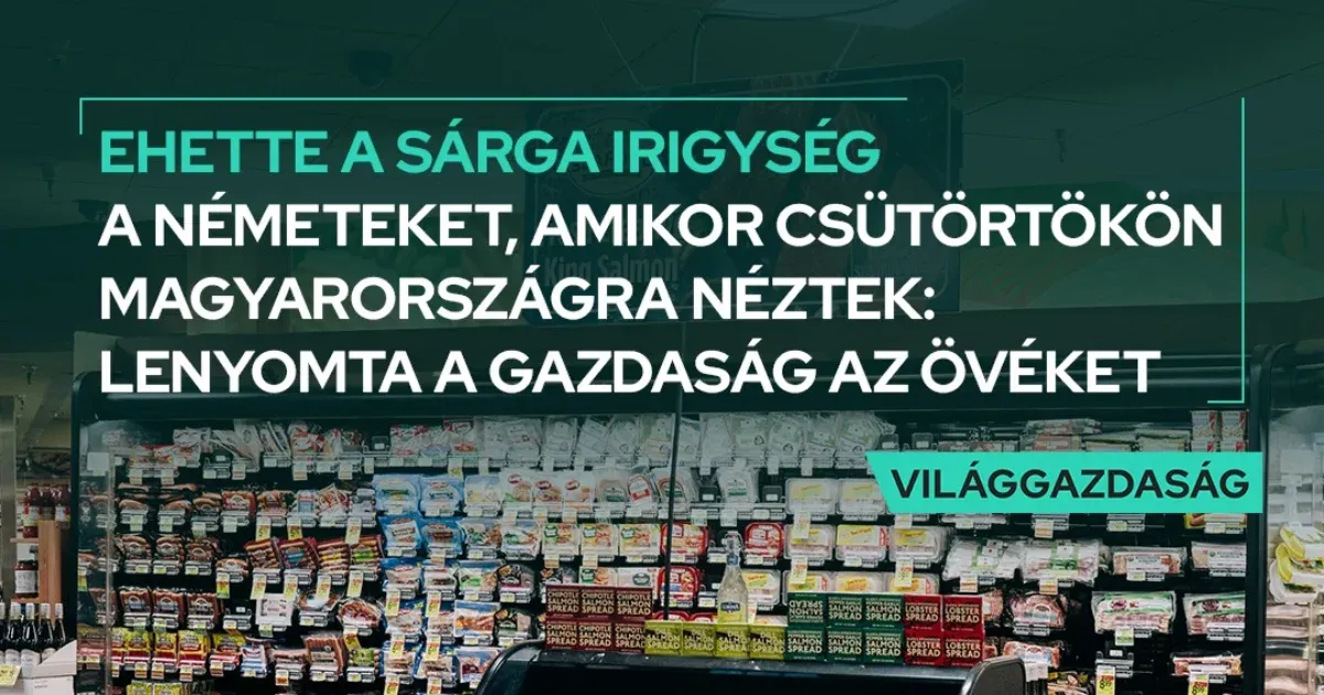 A fideszes médiabirodalom lapja szerint lenyomta a magyar gazdaság a németet 🤪