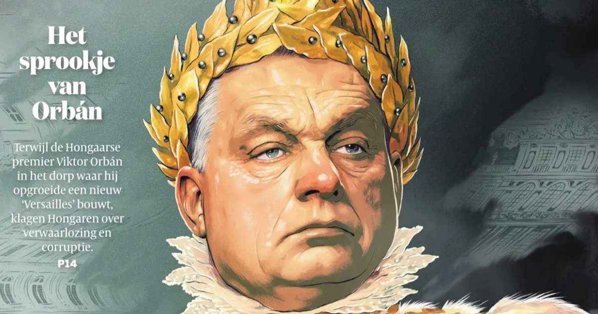 Császárként pózol Orbán egy holland lap mellékletének borítóján