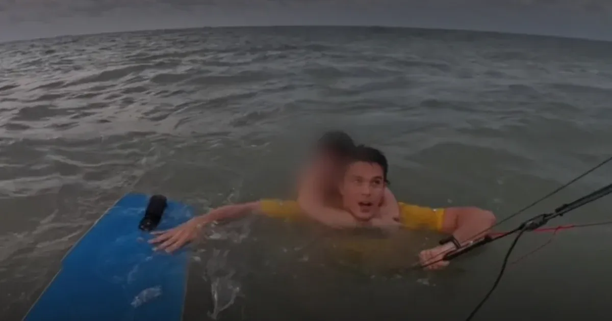Profi kite-szörfös mentett ki egy fuldokló nőt az óceánból Brazíliában
