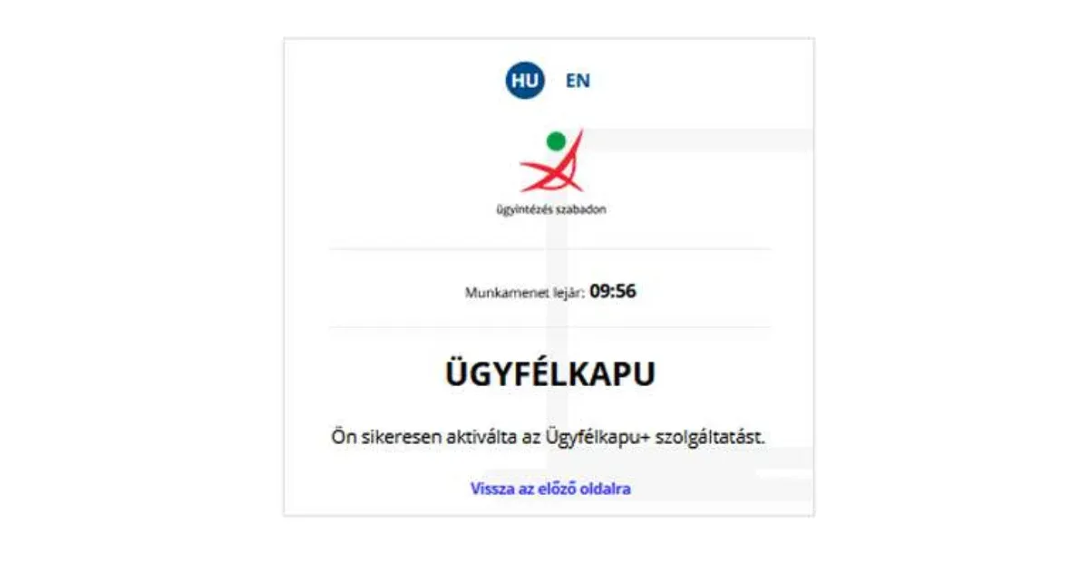 Erre a lépésre nagyon figyeljen az Ügyfélkapu+ igénylése végén, különben hoppon maradhat