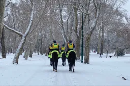 Megérkezett a havazás Budapestre is, a BKK csúszós utakra figyelmeztet