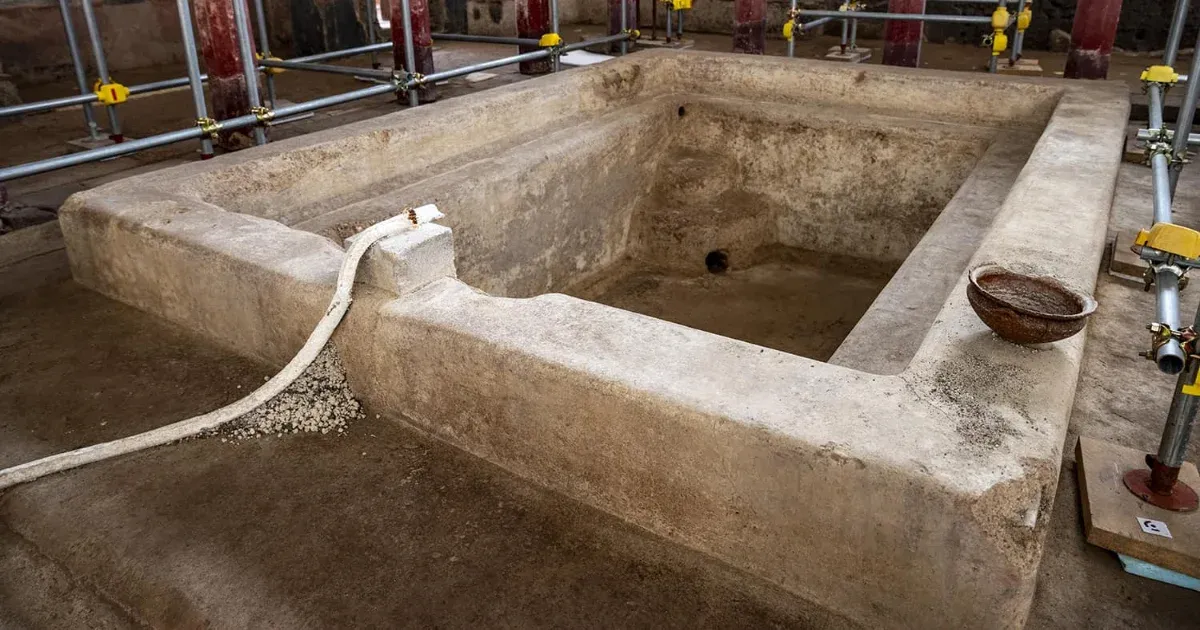 Fürdőházat találtak Pompeji romjainál